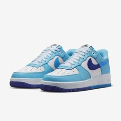 Кроссовки NIKE Air Force 1 07 LV8, размер 8.5 US, white light photo blue