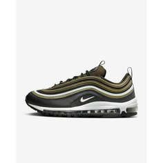 Кроссовки NIKE Air Max 97, размер 10.5 US, Medium Olive/Sequoia/Black/Light Silver