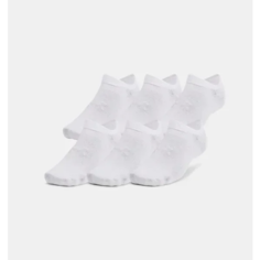Носки Under Armour Essential, комплект, 6 пар, размер M, белый
