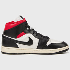 Кроссовки NIKE Air Jordan, размер 9 US, black/gym red/sail