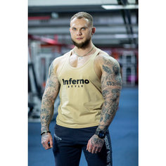 Майка Inferno Style, размер 3XL, бежевый