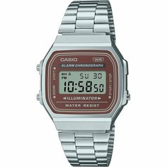 Наручные часы CASIO, коричневый/серебристый