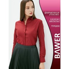 Рубашка BAWER, размер XXL, бордовый