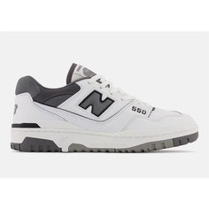 Кроссовки New Balance 550, полнота D, размер 44 EU, белый/серый