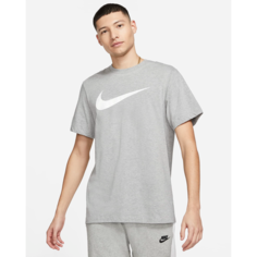 Футболка спортивная NIKE, размер L, серый