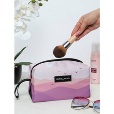 Косметичка НЕСТАНДАРТИКА, 12х13х22 см, , розовый