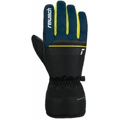Перчатки Reusch, размер 11, желтый, синий, черный