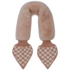 Шарф LABBRA,80х12 см, one size, розовый