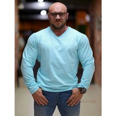 Лонгслив Inferno Style Лонгслив V-вырез INFERNO style Л-003-000, размер M, , бирюзовый