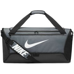 Сумка спортивная NIKE, 60 л, 30х30х63 см, серый