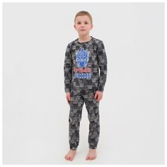 Пижама Kaftan, размер 36/134, серый