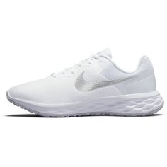 Кроссовки NIKE Revolution 6, полнота F (EU)/ на среднюю стопу, размер 8 US, белый