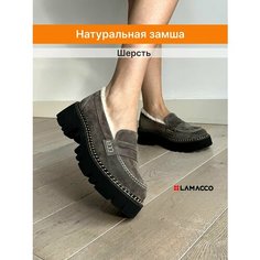Лоферы LAMACCO, размер 40, черный, коричневый