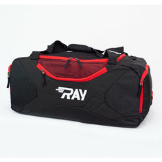 Сумка спортивная RAY, 40 л, черный/красный