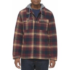 Джинсовая куртка Levis Men Cotton Shirt Jacket, размер M, коричневый/черный Levis®