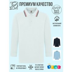 Поло TEAL Школа 2024, размер 24, белый