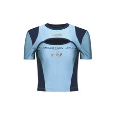 Футболка Andersson Bell Cut-Out Racing, размер S, голубой