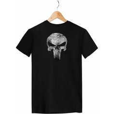 Футболка Zerosell Каратель Punisher Череп Лого, размер L, чёрный