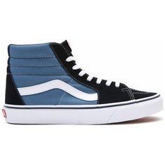 Кроссовки VANS SK8-Hi, размер 10,5 US, синий, белый