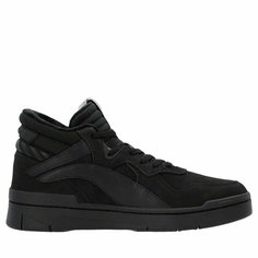 Кеды LI-NING WAVE MID LEATHER, размер 41 2/3 EU, чёрный