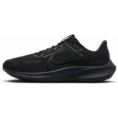 Кроссовки NIKE Air Zoom Pegasus 40, полнота F (EU)/ на среднюю стопу, размер 9 US, черный