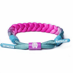 Плетеный браслет, текстиль, 1 шт., размер one size, разноцветный Rastaclat