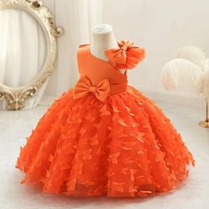 Платье, размер 110, orange Aibaodu