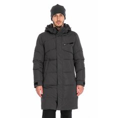 Пуховик LAFOR Зимняя, размер 56 (3XL), темно-серый