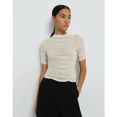 Блуза Gloria Jeans, размер XS (38-40), молочный