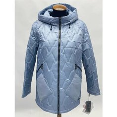 Куртка Karmelstyle, размер 60, серо-голубой