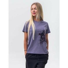 Футболка Lets Go, размер 50 Взрослый, фиолетовый, лиловый