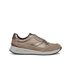 Кроссовки GEOX, размер 37 EU, сизо-серый/кротовый (тауп)