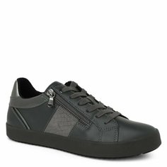 Кроссовки GEOX Geox D366HE, полнота F (EU)/ на среднюю стопу, размер 38, тёмно-серый