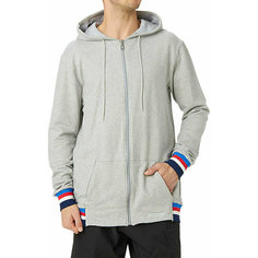 Толстовка спортивная ASICS Logo Sweat Fz Hoodie, размер L, , gray