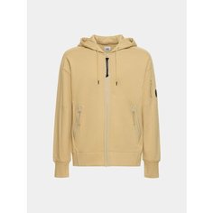 Худи C.P. COMPANY Diagonal Zipped Lens, размер M, , песочный