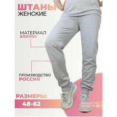 Брюки спортивные FORLIKE, размер 50, серый