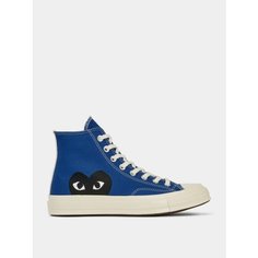 Кеды Converse Comme des Garcons Play Chuck 70 Hi, размер 39,5 EU, синий