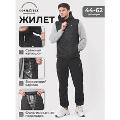 Жилет CosmoTex, размер 52-54/182-188, черный