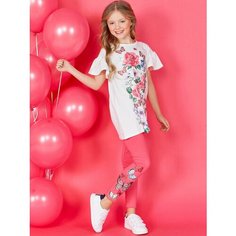 Легинсы Juno, размер 140, фуксия