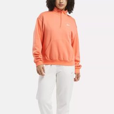 Свитшот Reebok, размер M INT, , оранжевый
