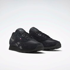 Кроссовки Reebok CL Nylon, размер 10,5 US, Black/Black/Pure Grey 7
