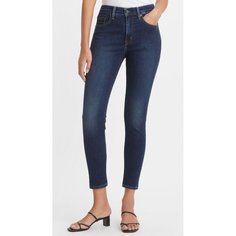 Джинсы скинни Levis 721 High Rise Skinny, размер 30/30, синий Levis®