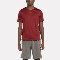 Футболка спортивная Reebok Running Speedwick, размер XXL INT, Rich Maroon