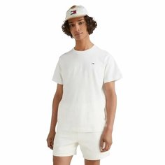 Футболка TOMMY HILFIGER TJM SLIM JERSEY C NE, размер M, белый
