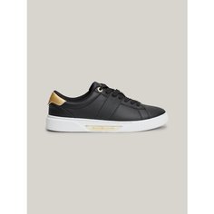 Кеды TOMMY HILFIGER, размер 38 RU, black