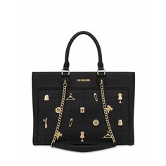 Сумка тоут LOVE MOSCHINO, черный