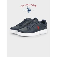 Кеды U.S. POLO ASSN., полнота 6 (RU)/ на среднюю стопу, размер 41, синий