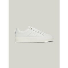 Кеды TOMMY HILFIGER, размер 39 EU, ecru