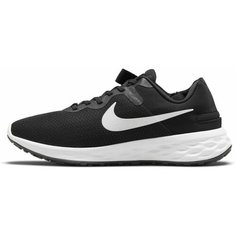 Кроссовки NIKE Revolution 6 FlyEase, полнота F (EU)/ на среднюю стопу, размер 11 US, чёрный