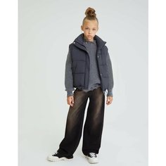 Джинсы Gloria Jeans GJ COOL, размер 10-11л/146 (36), черный/коричневый